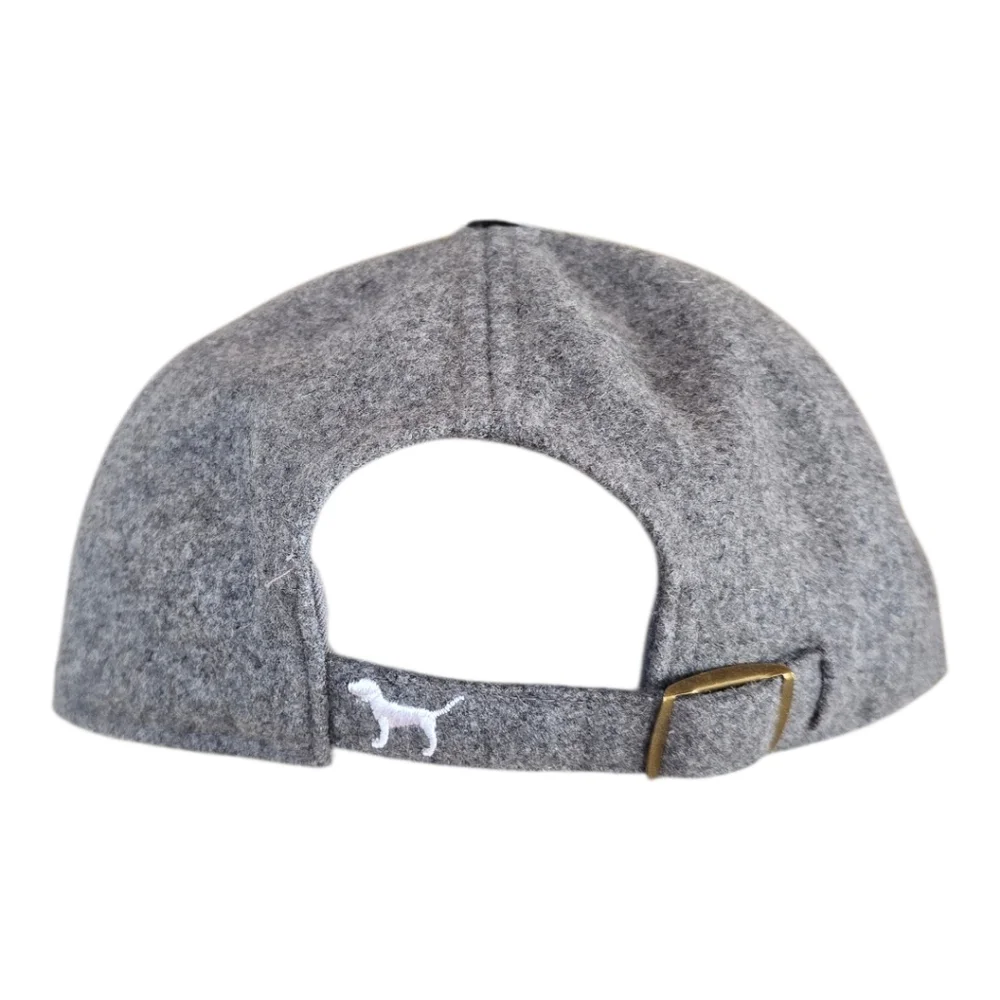 Pink Victoria's Secret Gray Wool Blend Baseball Cap